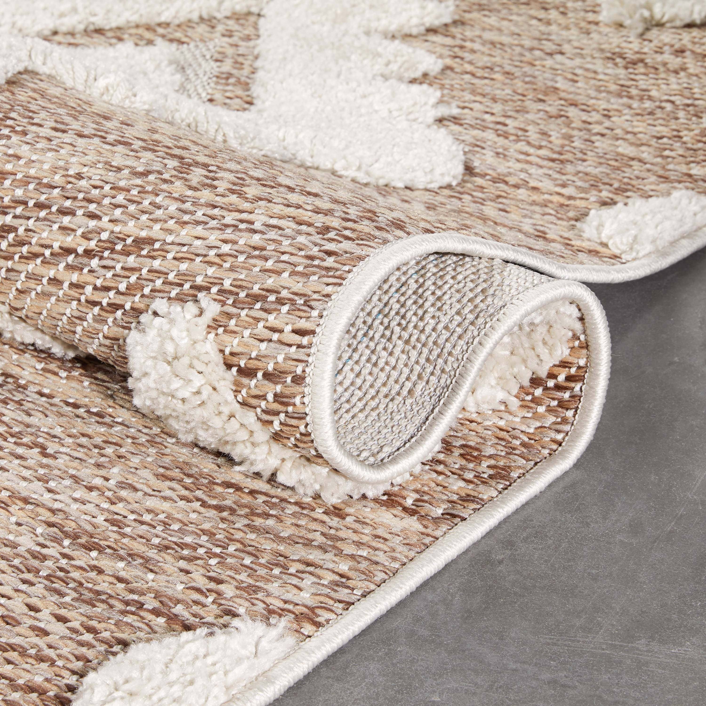 Well Woven - Wholesale Area Rug - Chiara Tribal Moroccan Beige High-Low Flat-Weave Rug7