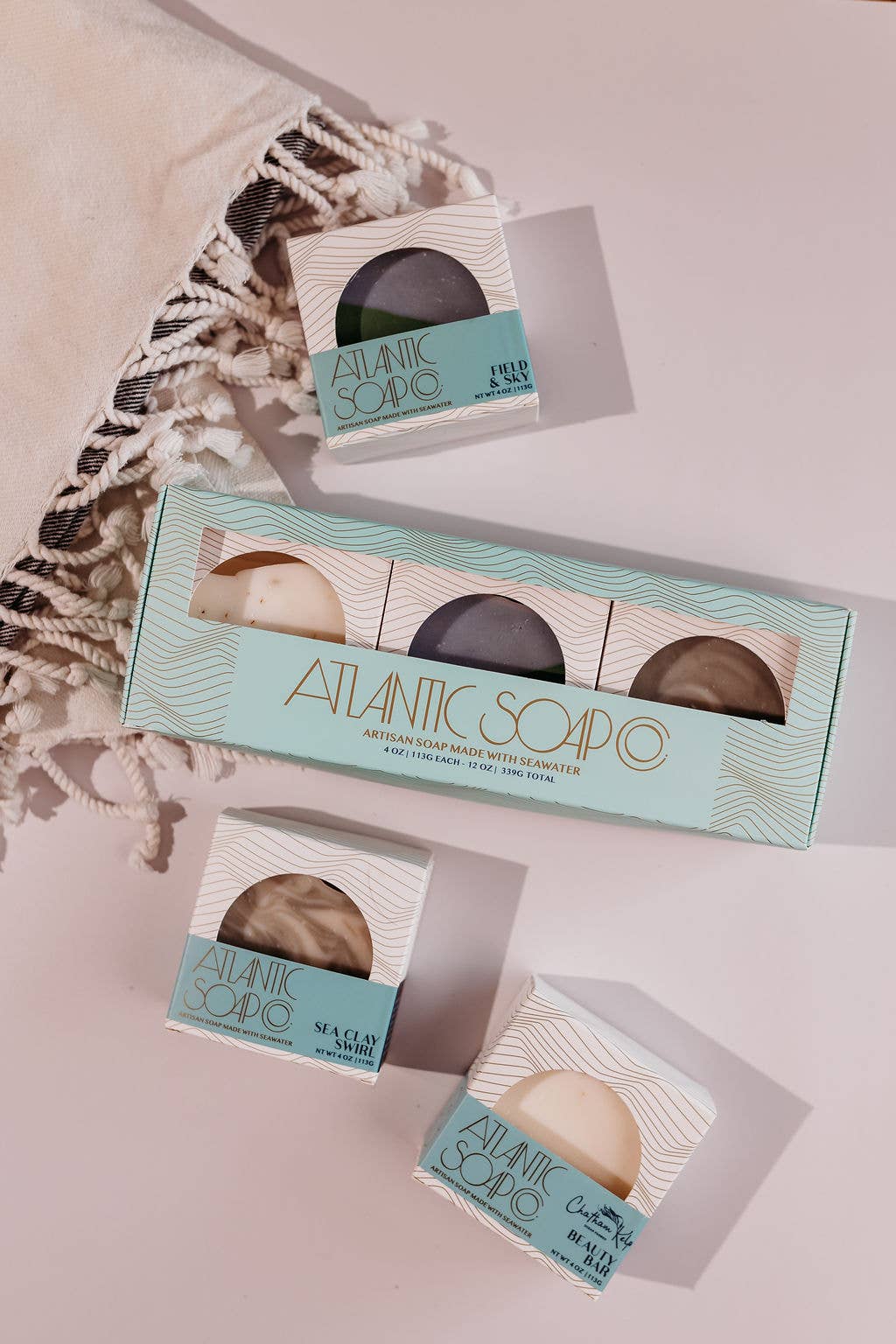 Atlantic Soap Co., LLC - Wholesale Bar Soap - Sea Clay Swirl2