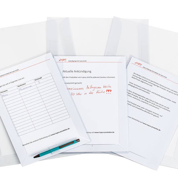 Self-adhesive display frame A4 for wholesale by Lupus