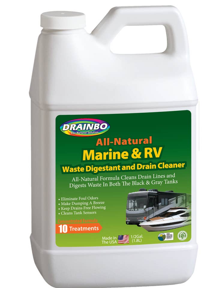 1/2 gallon Marine & RV Holding Tank Treatment for wholesale by Drainbo