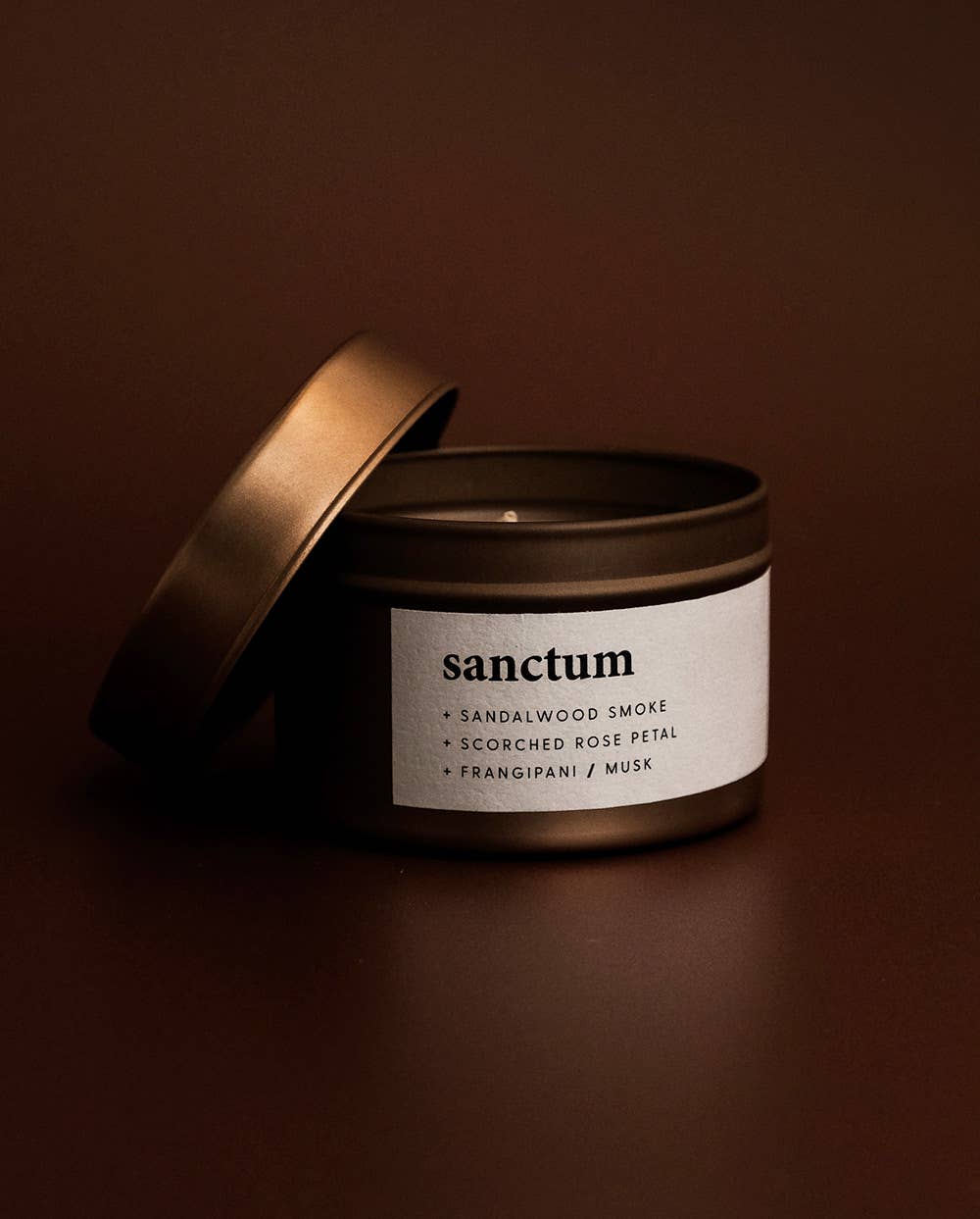 Keynvor Candle Co – wholesale Travel candles – Sanctum | small rose gold tin candle