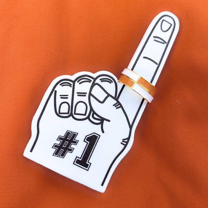 Color Shout - Wholesale Band/Stacked Ring - Game Day: Team Colors Stack Ring Set