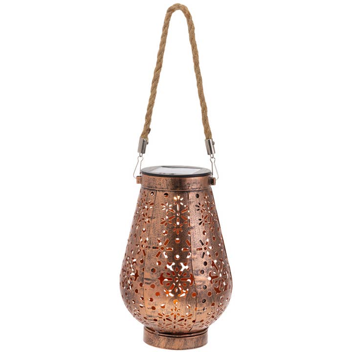 Boston International - Wholesale Lantern - Copper Snowflake Lantern Christmas