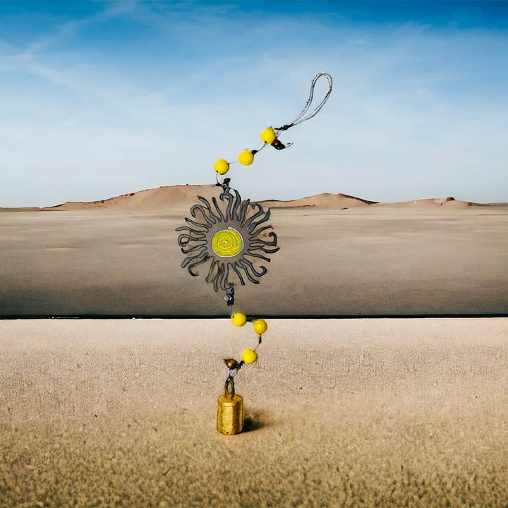 Whimsies - Wholesale Wind Chime - Sun wind chime fetish southwest western recycle garden USA