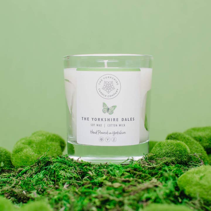The Yorkshire Candle Company Limited - Wholesale Jar/Filled Candle - The Yorkshire Dales Glass Tumbler | Scented Candle Soy Wax