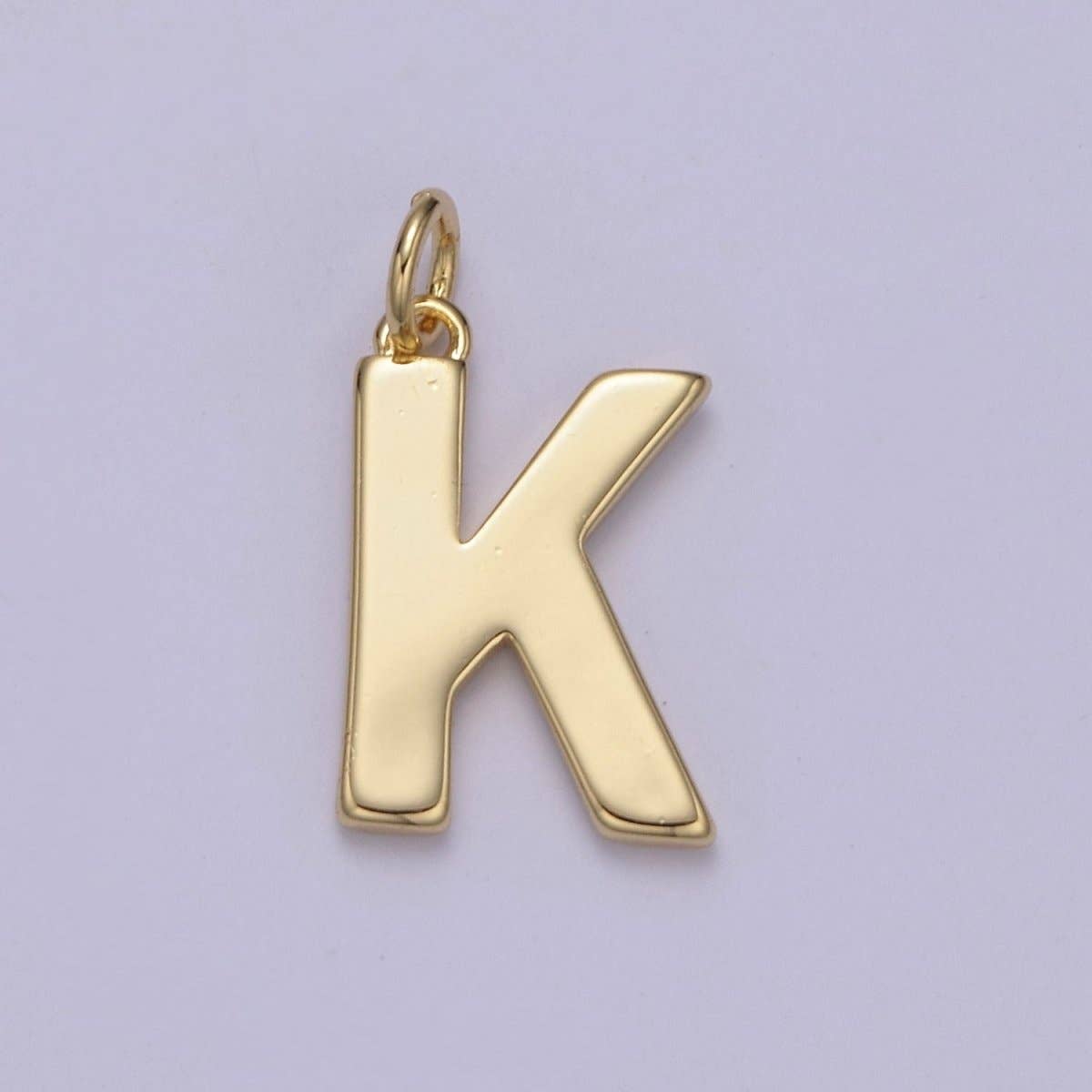 Aim Eternal – wholesale Individual charm/pendant – 14k Gold Filled Minimalist Font Initial Letters Pendant Charm Wholesale Jewelry Supply A-703-A-71510