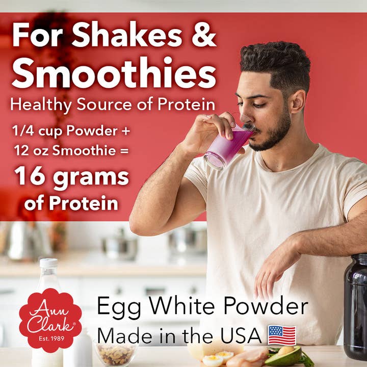 Ann Clark - Wholesale Protein/Superfood Powder - Ann Clark All Natural 100% Egg White Powder 8 oz.