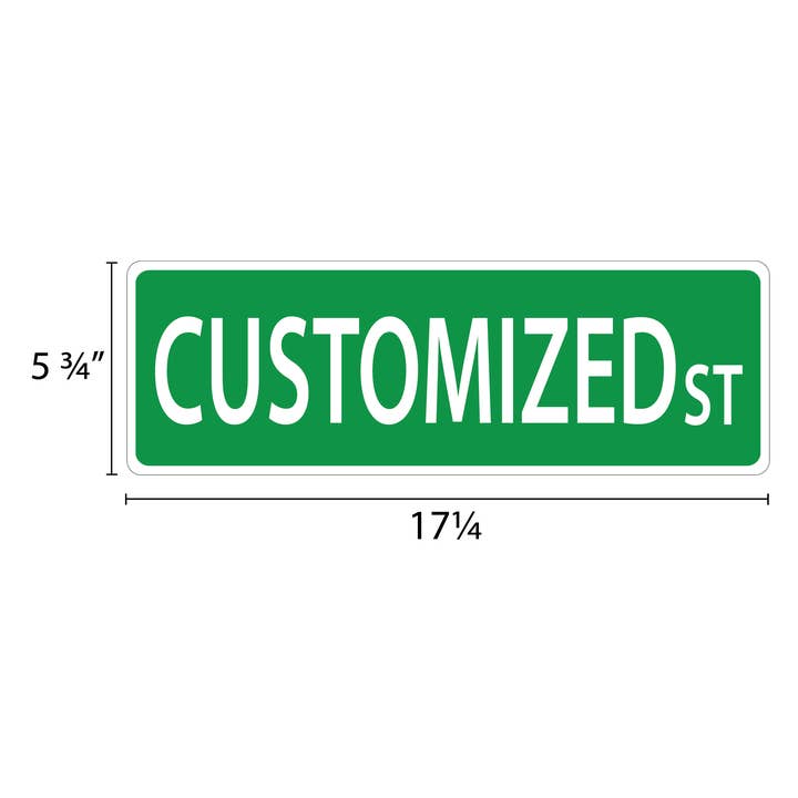 Imagine This Company - Wholesale Sign - Customized Street Sign 5.75" x 17.25"