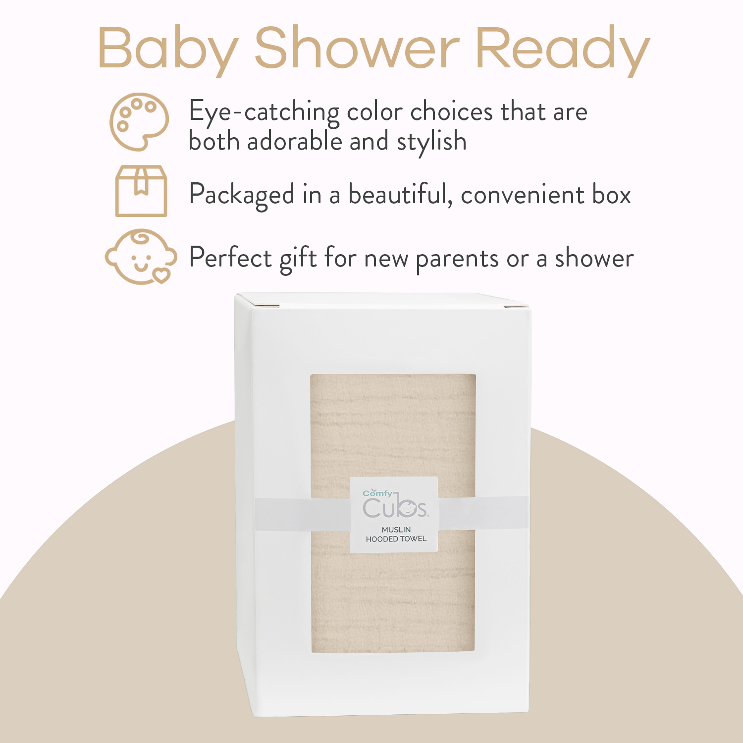 Comfy Cubs - Wholesale Hooded Towel - Kids & Baby - Baby Hooded 9 Layer Muslin Cotton Towel for Kids51