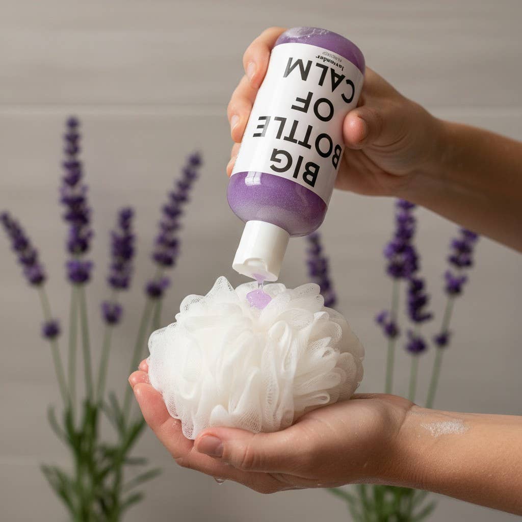 Pure Drop - Wholesale Body Wash/Shower Gel - Big Bottle Of Calm Lavender Shower Gel, Body Wash6