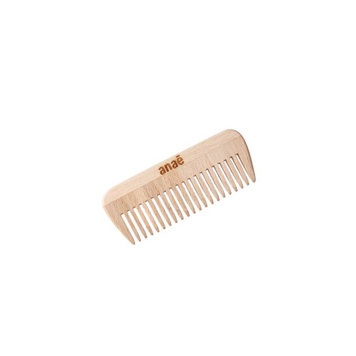 Pocket Wooden Comb, Handcrafted in Beechwood for wholesale by Clémentine Boutique