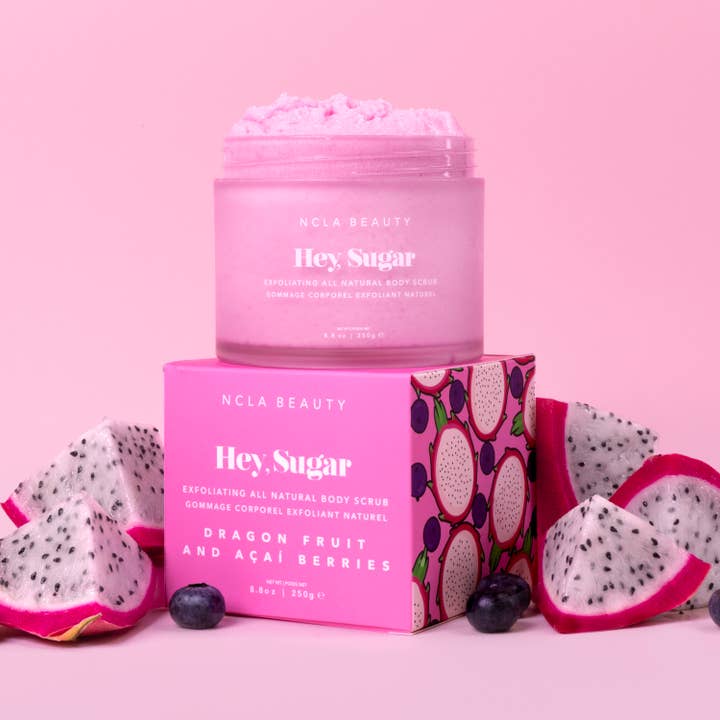 NCLA Beauty - Wholesale Body Scrub/Exfoliant - Hey, Sugar All Natural Body Scrub - Dragonfruit Acai Berries1