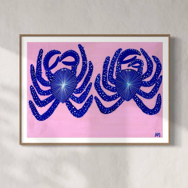 Blå krabbor för wholesale av Nancy McKie