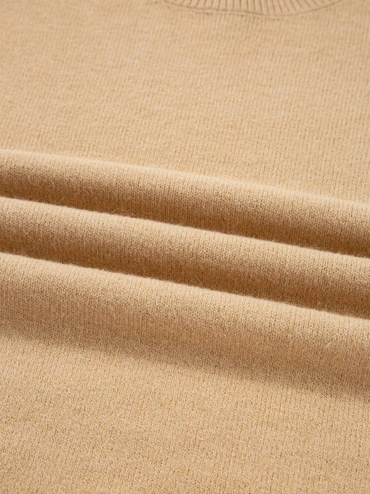 Suhkasana - Wholesale Knit Sweater - Women's - Leopard Bow Split Cuff Contrast Knit Sweater for Women21