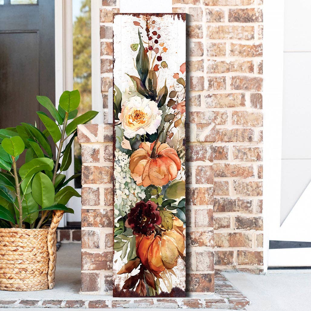 TX USA Corporation - Wholesale Outdoor Sign - Rustic Autumn Porch Sign | Charming Pumpkin Welcome Decor4