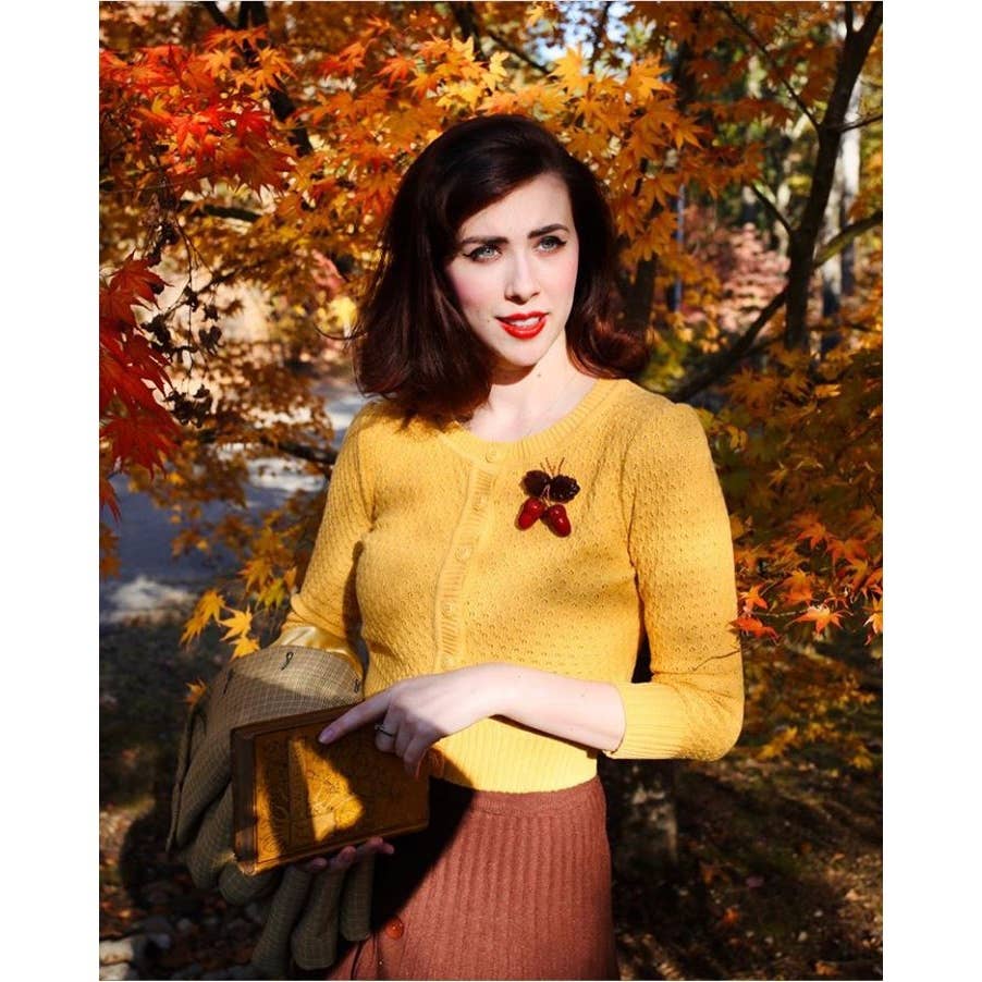 Mak – Engroshandel Cardigan - Dame – Mak 3/4-ærmet kort strikket cardigan med rund hals MK351459