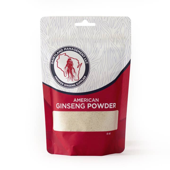 Poudre de ginseng américain du Wisconsin pour la vente par Dairyland Ginseng