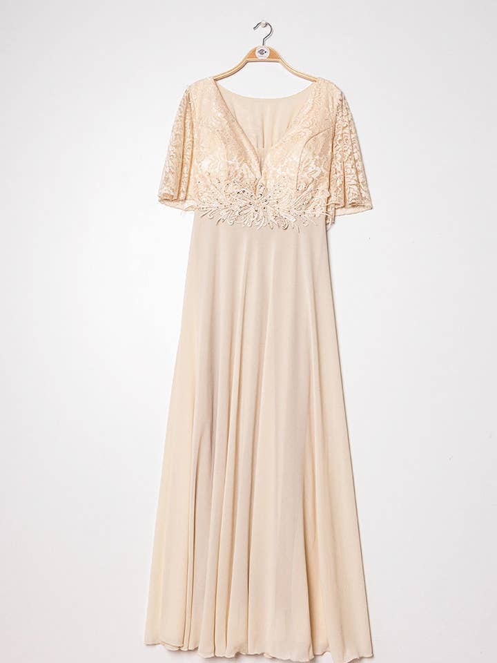 Marie June – Vestido comprido - Mulher por atacado – Vestido de festa plus size com busto acolchoado - 806588