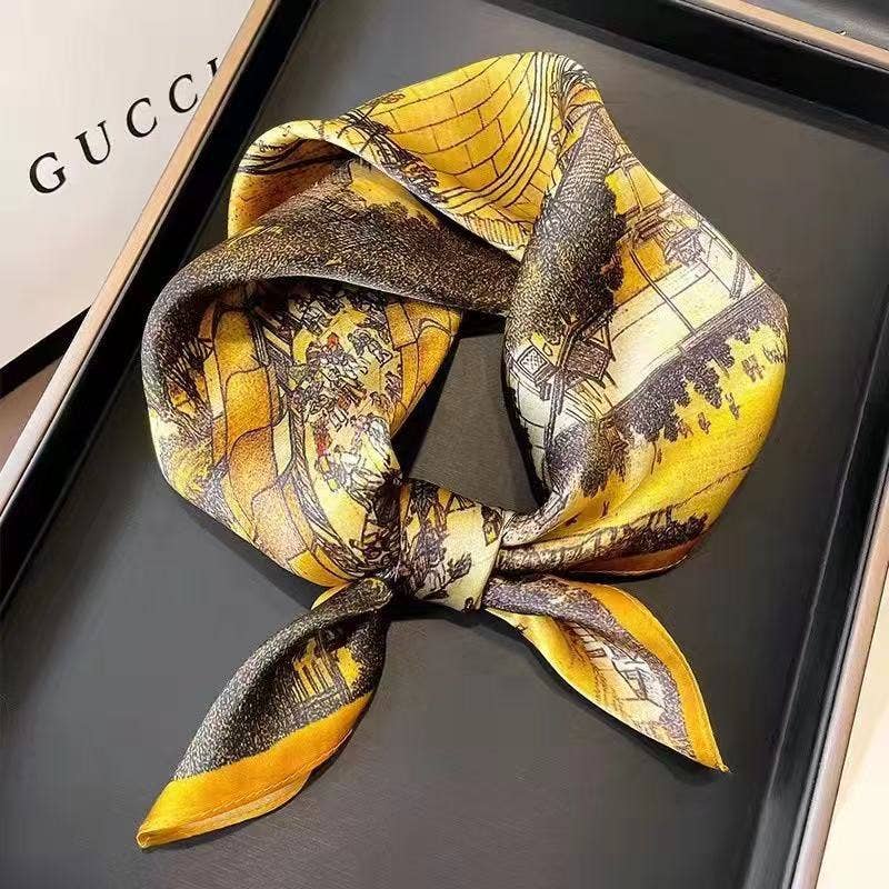 Marayn - Wholesale Scarf - Women's - Korean Silk Scarf Chic Style Sun Protection Versatile27