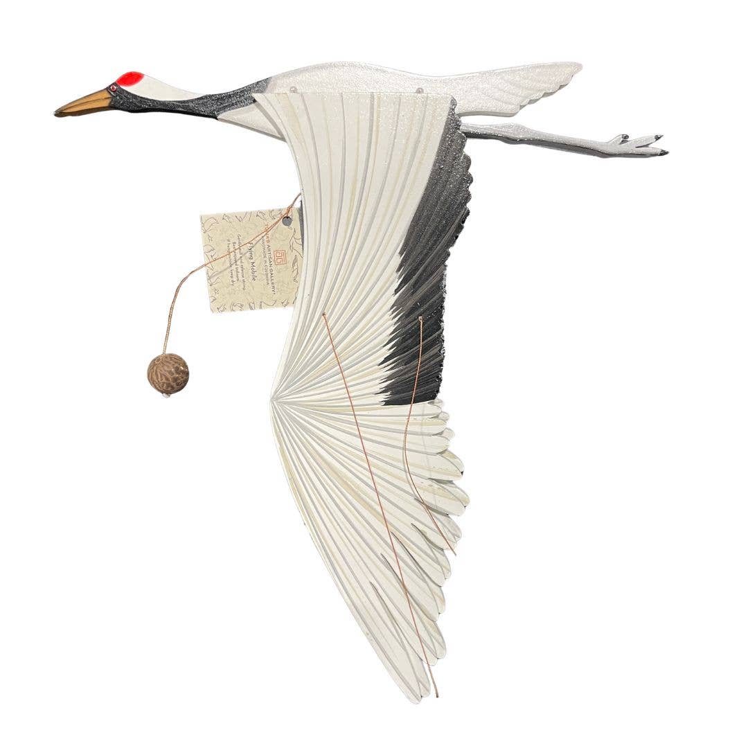 Tulia's Artisan Gallery - Wholesale Mobile - Crane Flying Bird Mobile1
