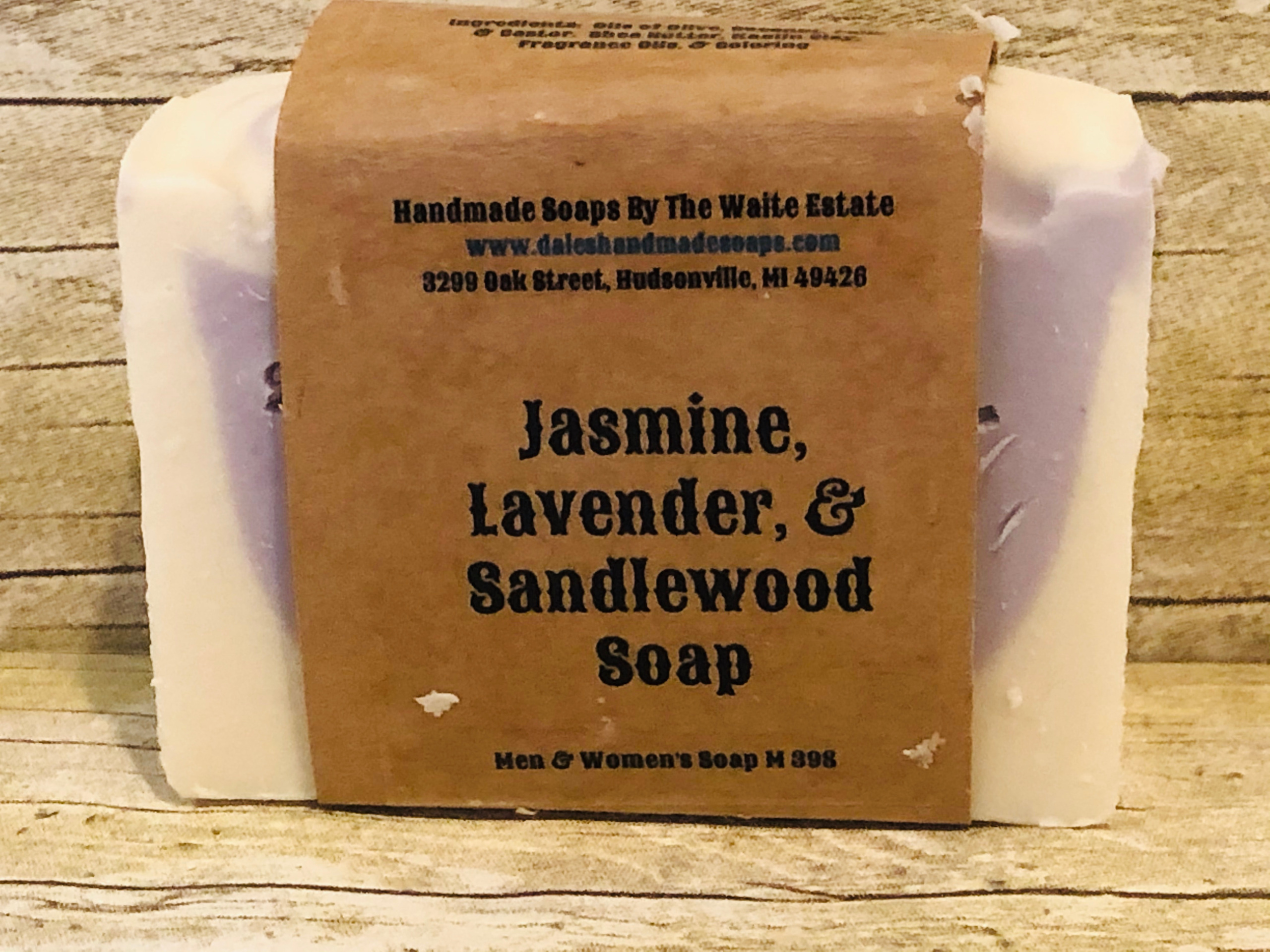 Dales Handmade Soaps & More - Wholesale Bar Soap - Jasmine, Lavender & Sandlewood Soap1