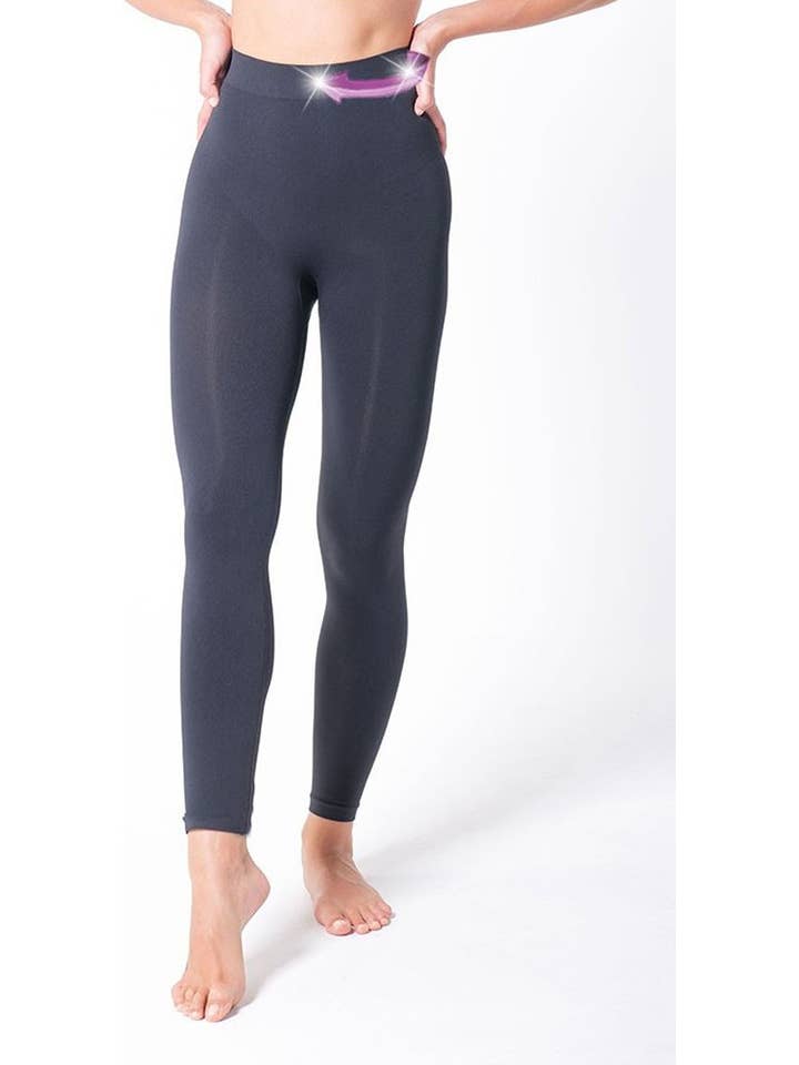 Nero Leggings Snellenti Notturni 160 Den con Azione Drenante, Nina in vendita all'ingrosso su Faire