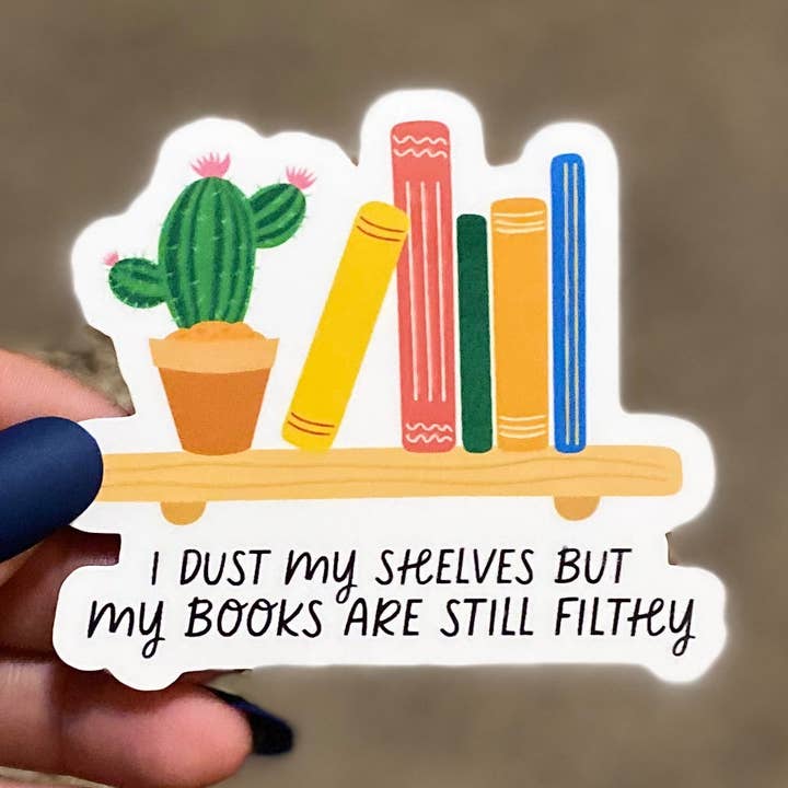 Dusty Shelves Sticker for wholesale by Kailex Boutique Wholesale