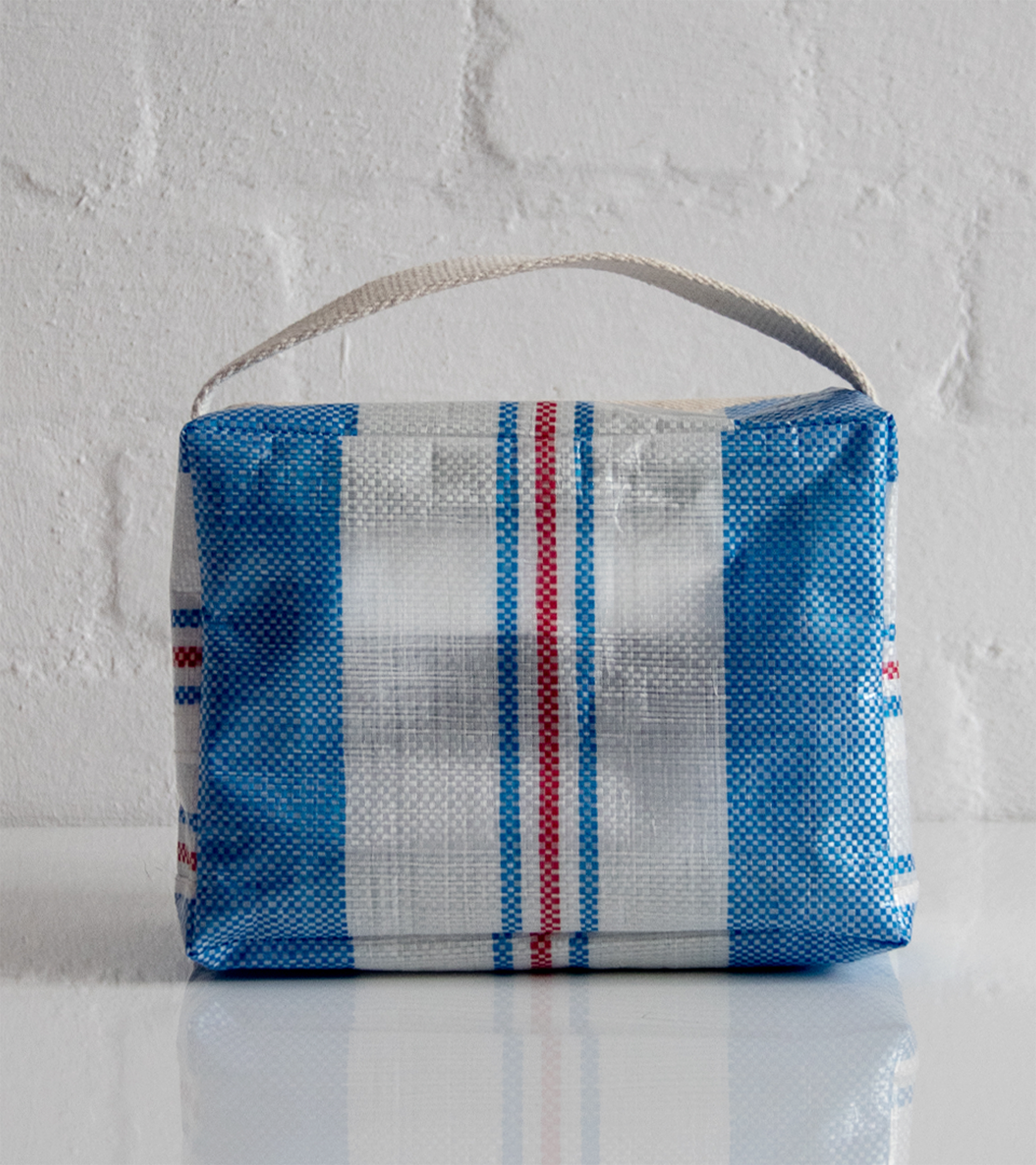 MONO+n.a.v.y – Engroshandel Køletaske – No.o28 køletaske i presenning med blå striber2