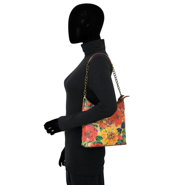 Anuschka | Vanya Lara (USA) - Wholesale Shoulder Bag - Women's - Heritage Leather Multicompartment Hobo - 85326