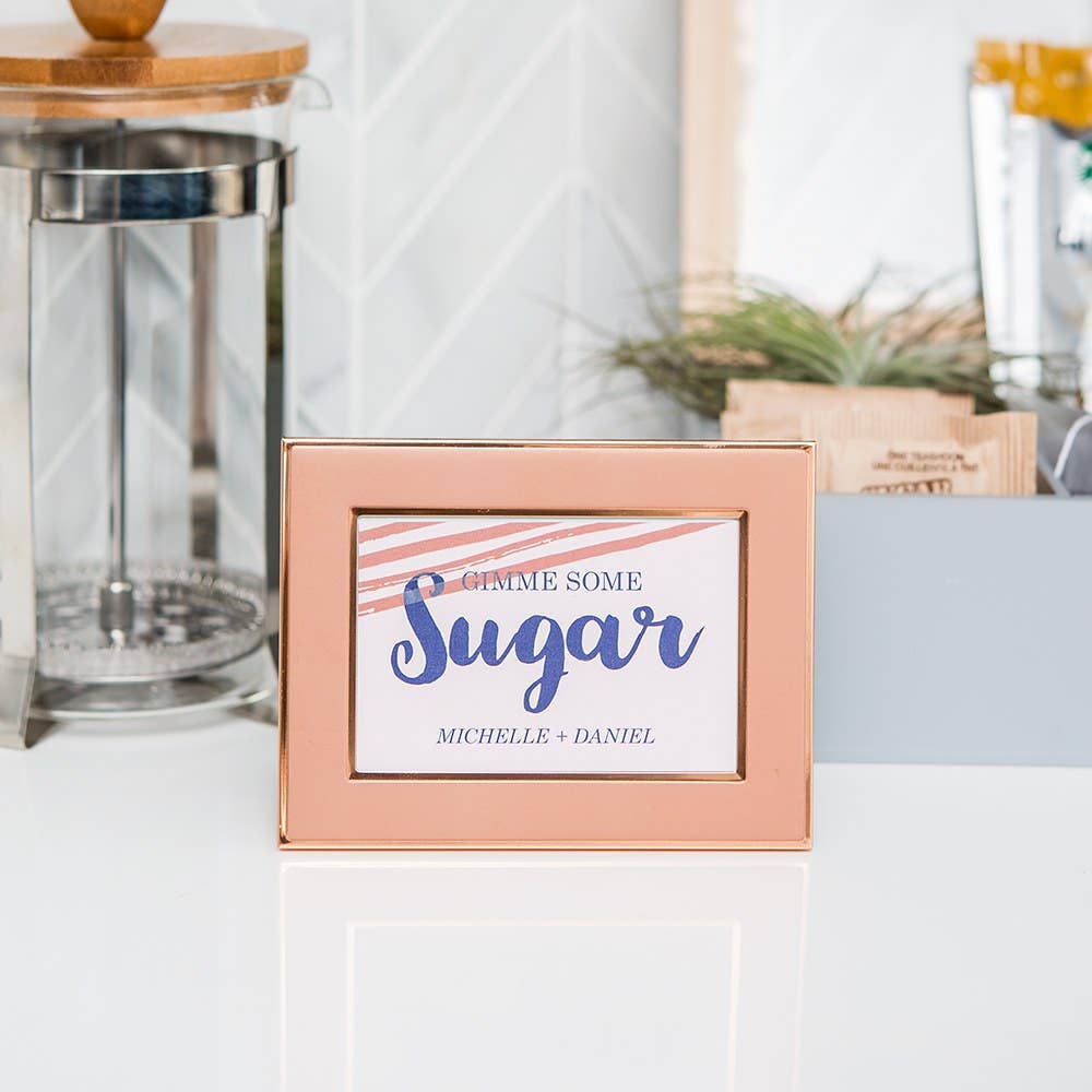 Weddingstar Inc. – wholesale Picture frame – Small Easel Back Photo Frame - Rose Gold1