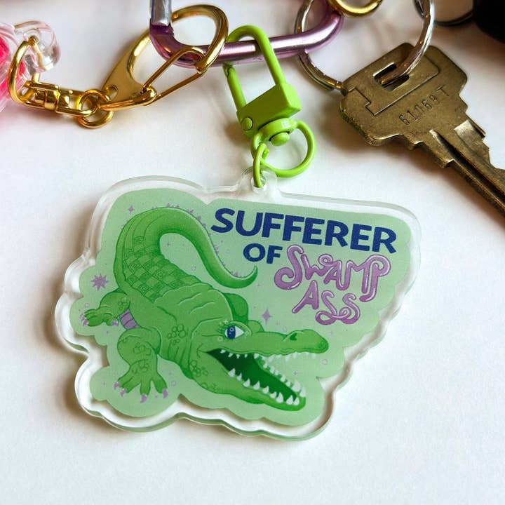 lu bremer design - Wholesale Keychain - Women's - sufferer of swamp ass keychain1