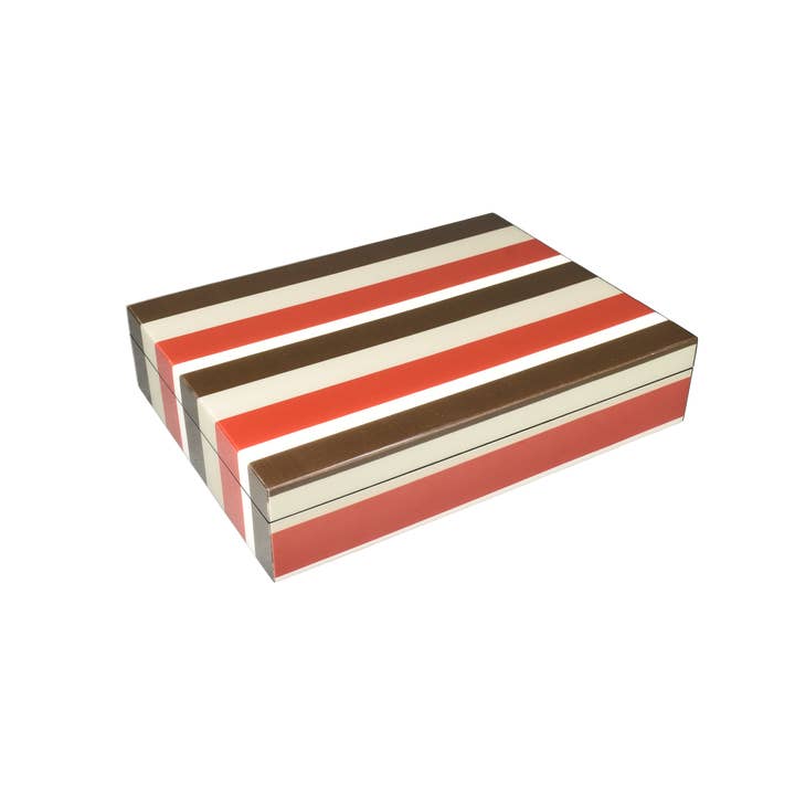 Caja de Papelería - Raya Roja - L-45RS para venta al por mayor de Pacific Connections