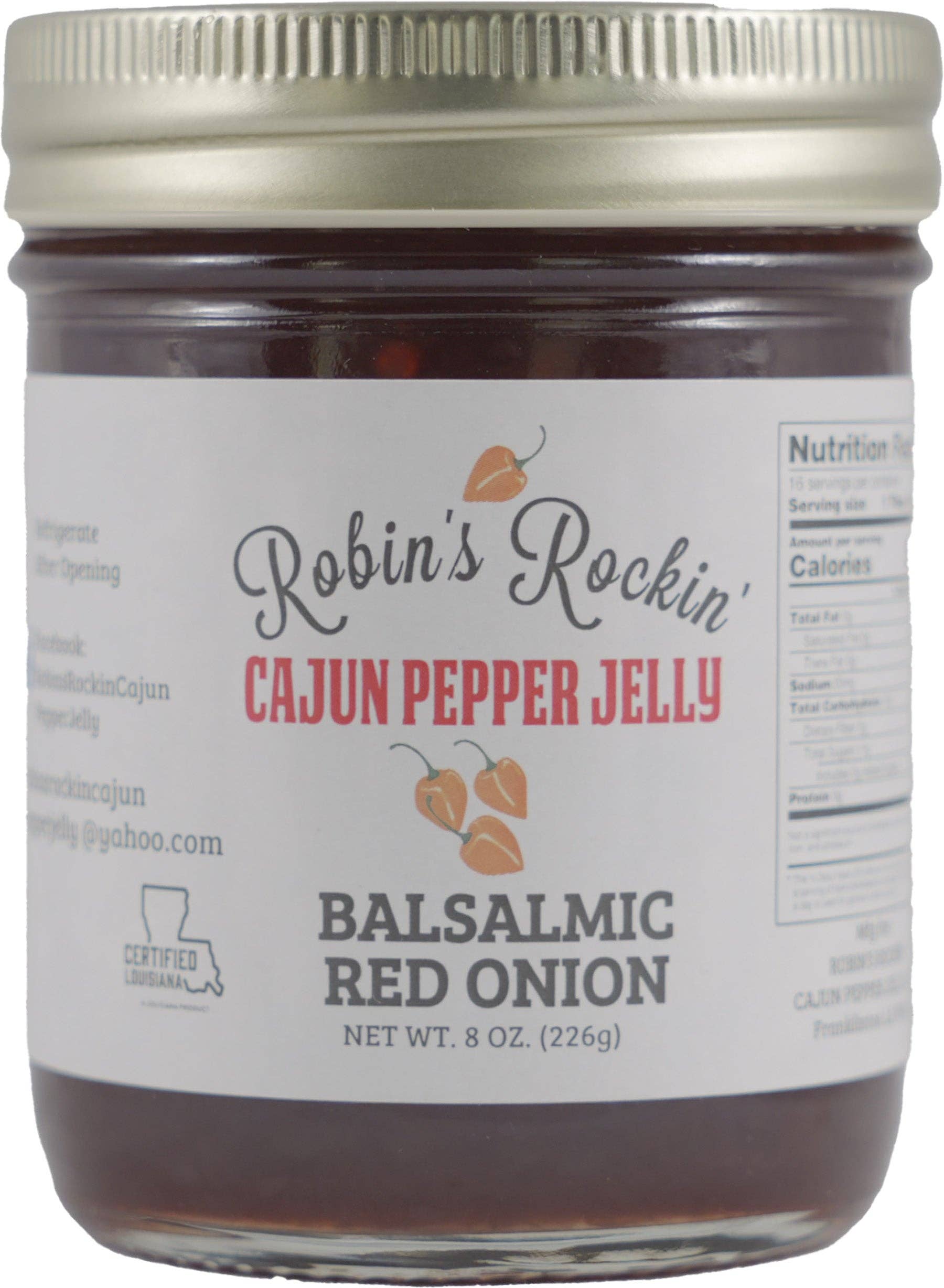 Robin’s Rockin’ Cajun’ Pepper Jelly - Wholesale Jam/Jelly - Balsamic Red Onion0