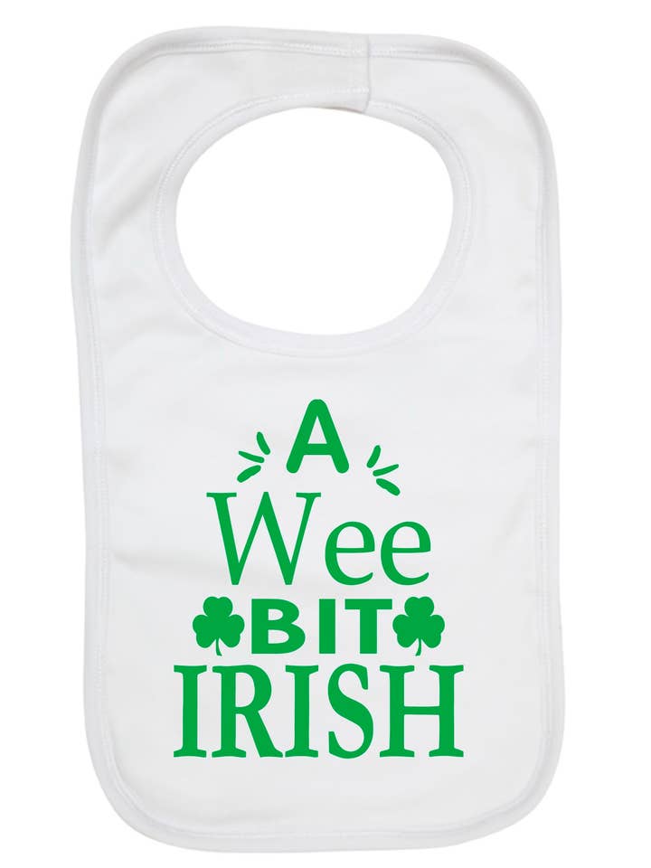 A Wee Bit Irish - Bavettes pour garçons et filles pour la vente par Little Ratbag