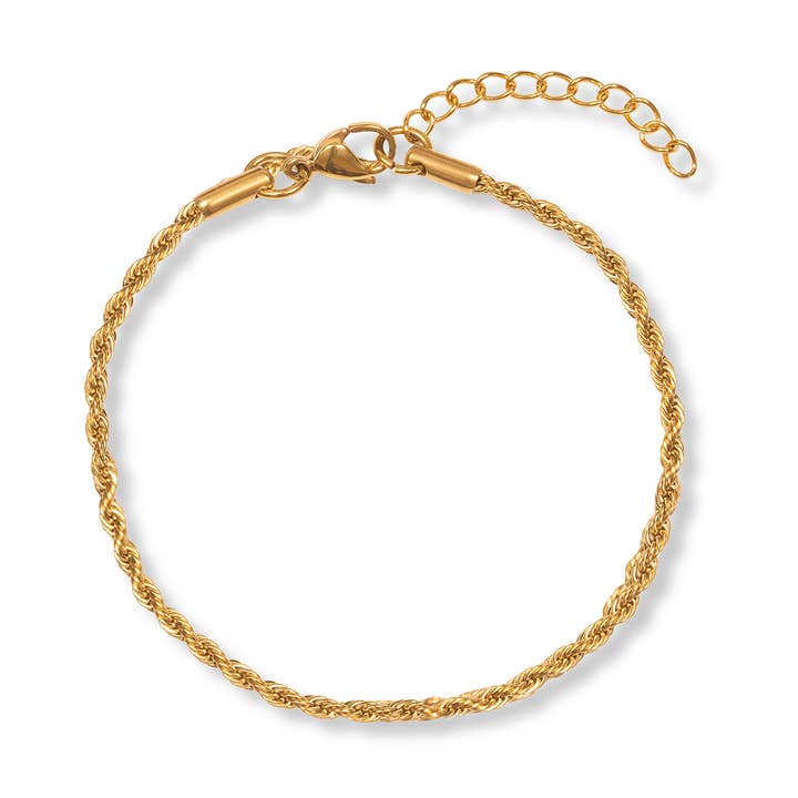 Delicate Rope Bracelet for wholesale by A Weathered Penny Jewellery