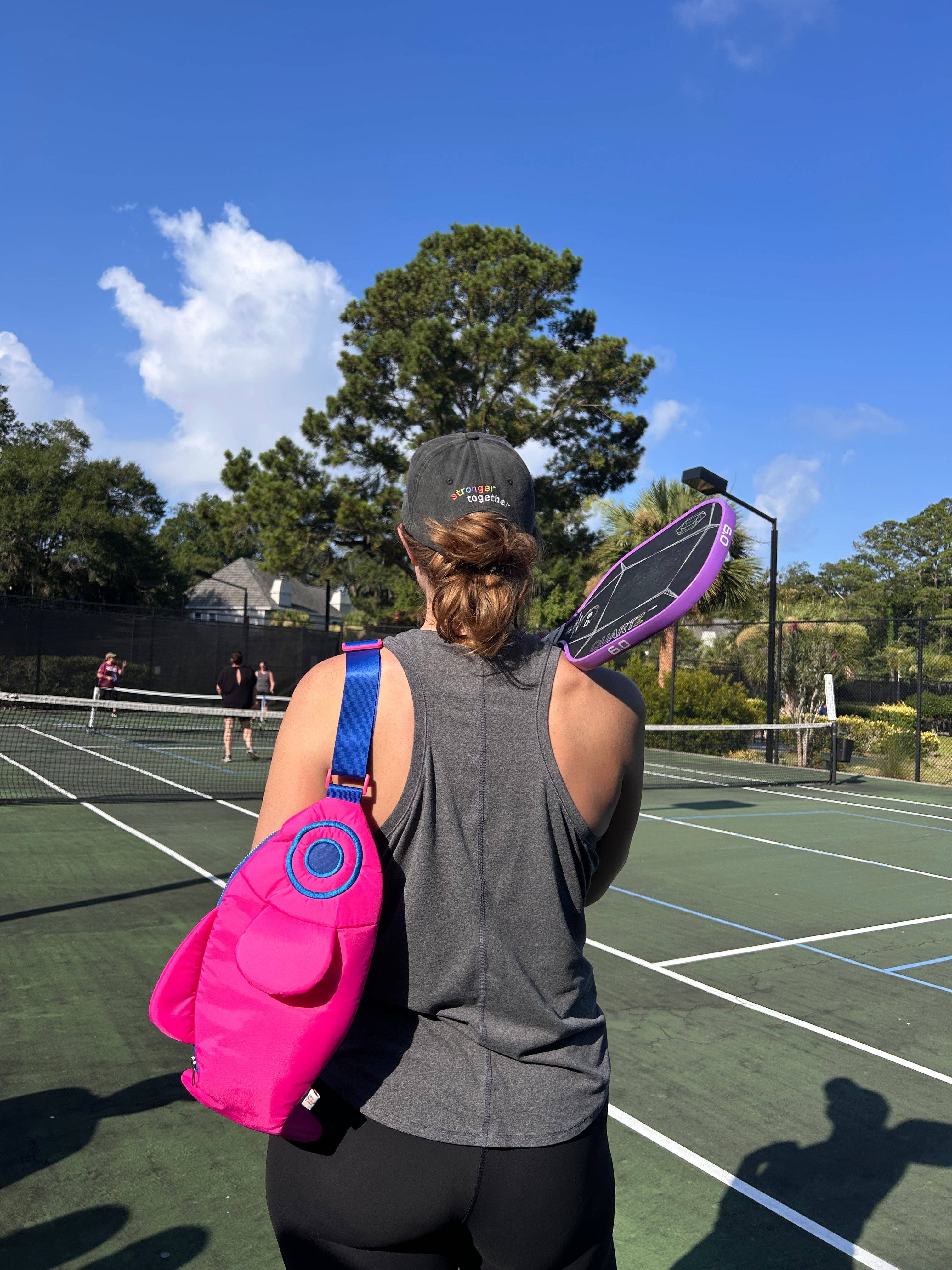 Curlworks - Wholesale Crossbody Bag - Women's - The Fish Bag - Sporty Pink4