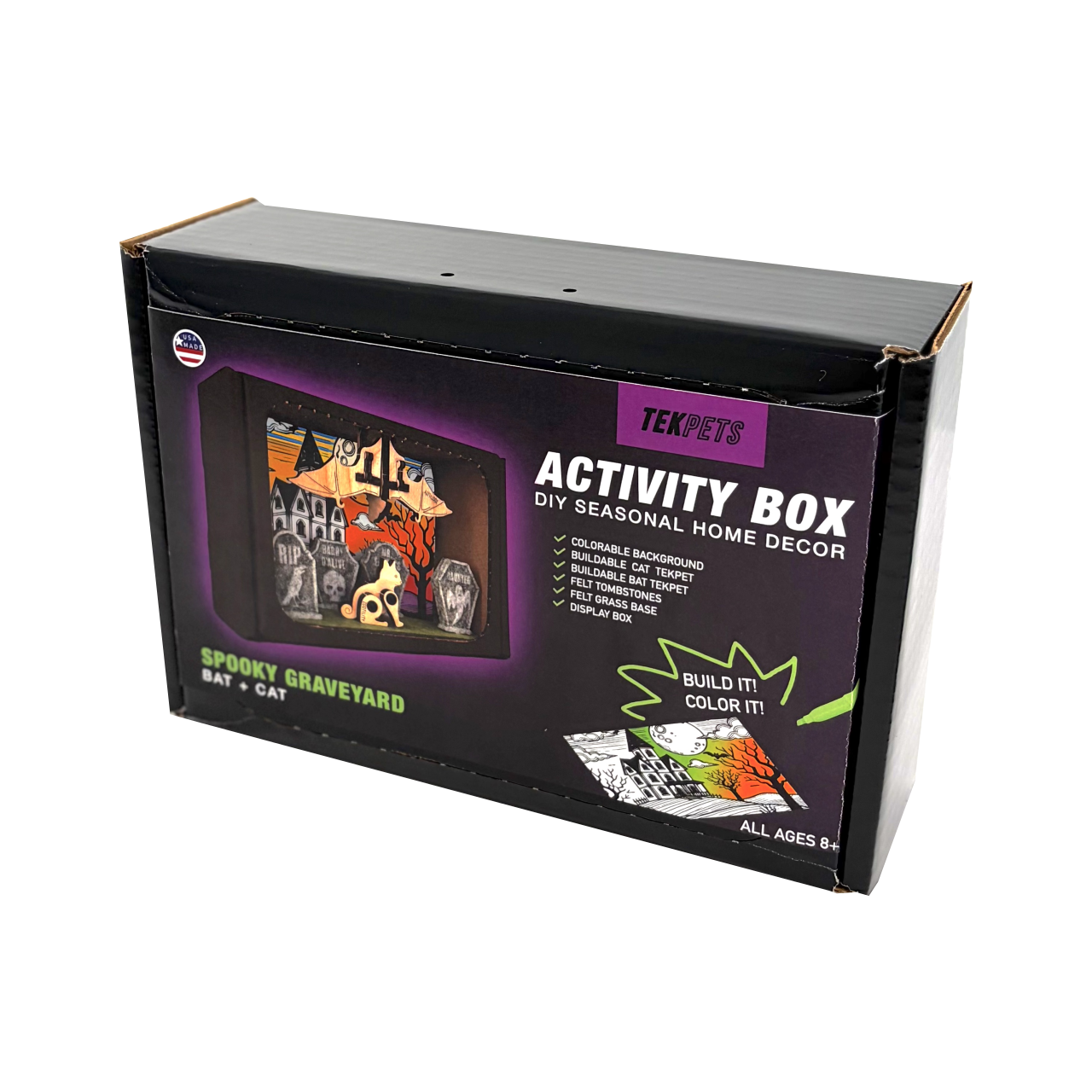 Zootility - Wholesale Decorative Box - Halloween Spooky Graveyard DIY Activity Decor Box4