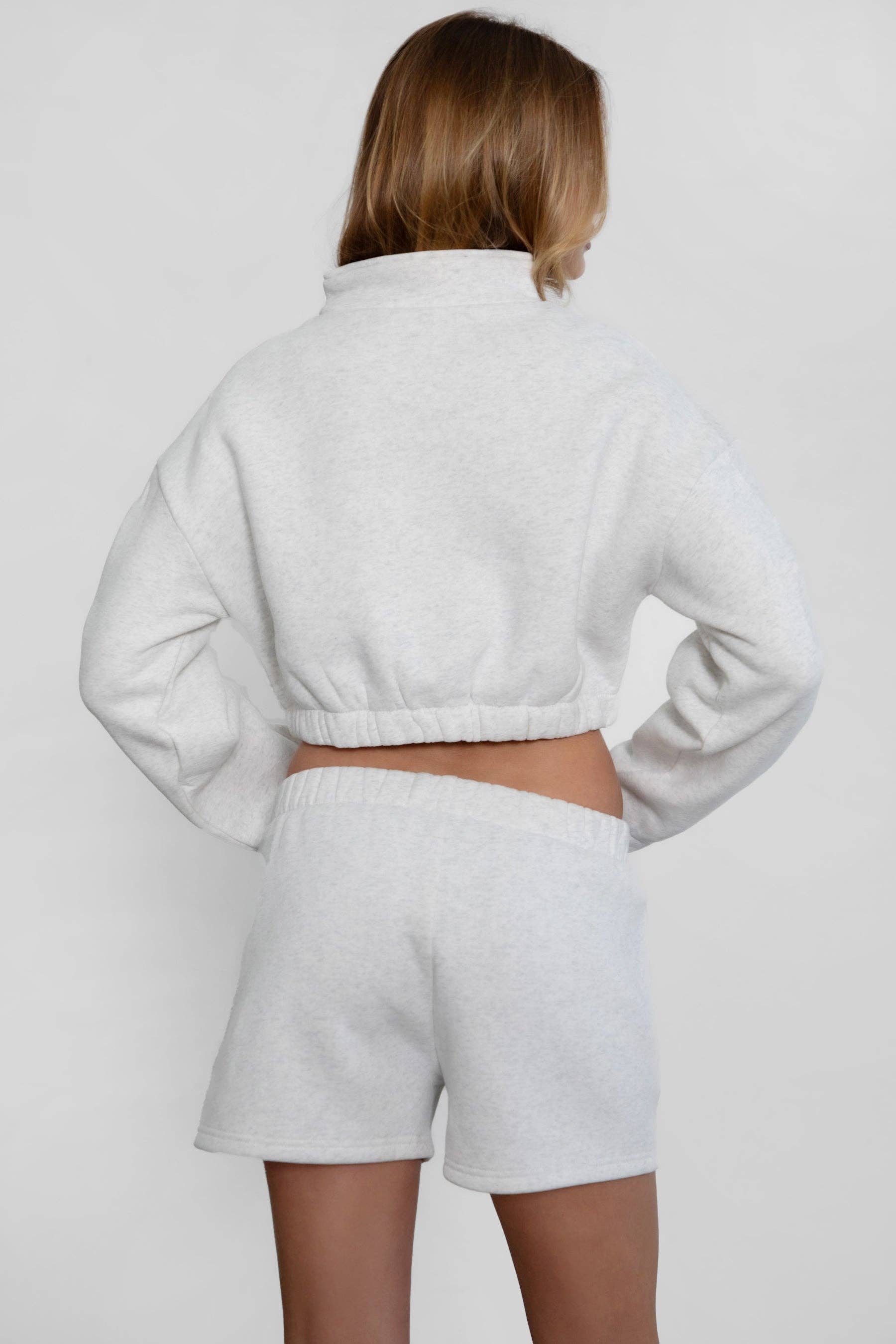 TICTOC - Wholesale Lounge Shorts - Women's - MOMO Plush Fleece Lounge High Waist Fleece Shorts32