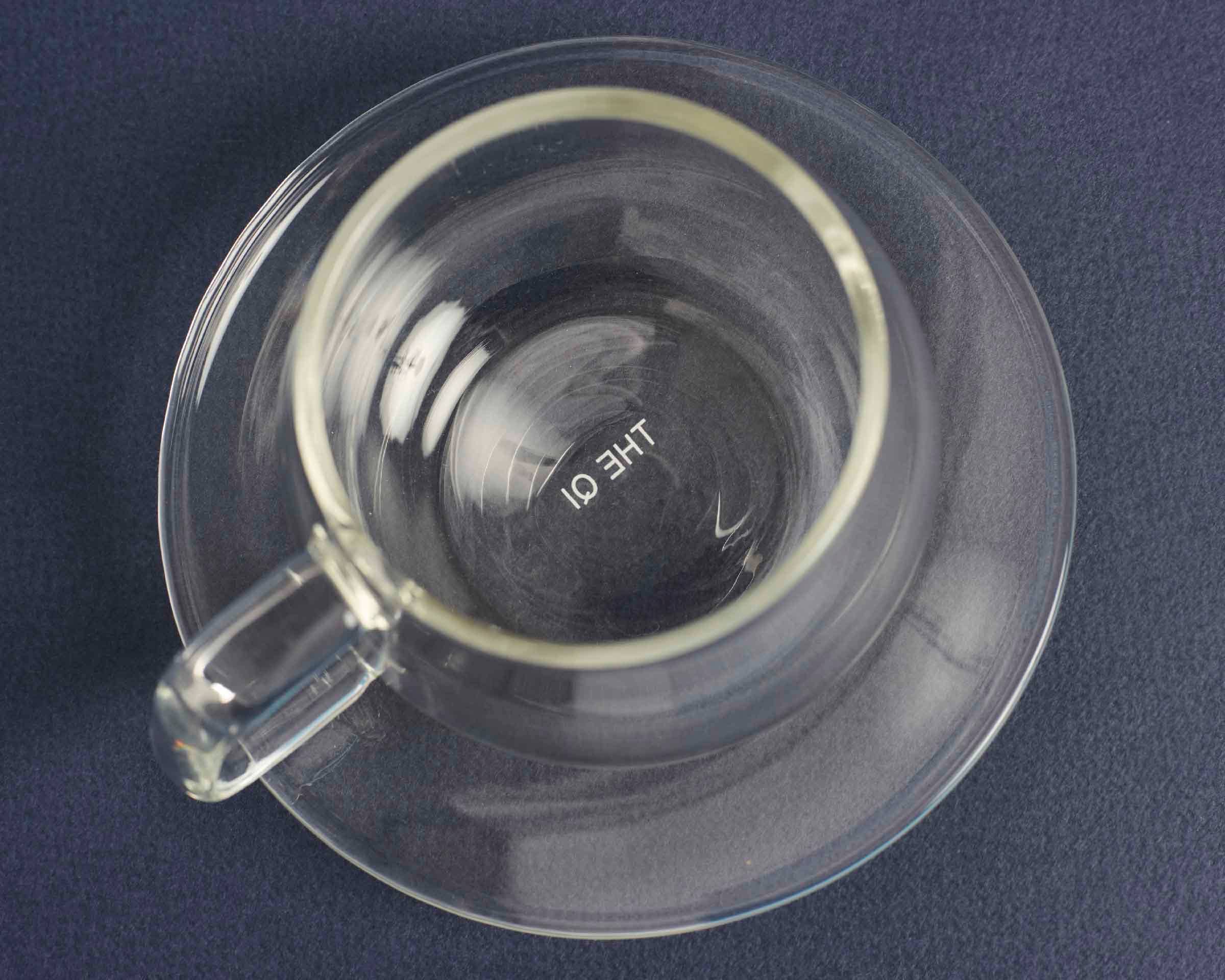 The Qi - Wholesale Coffee/Tea Cup - Glass cup + saucer set5
