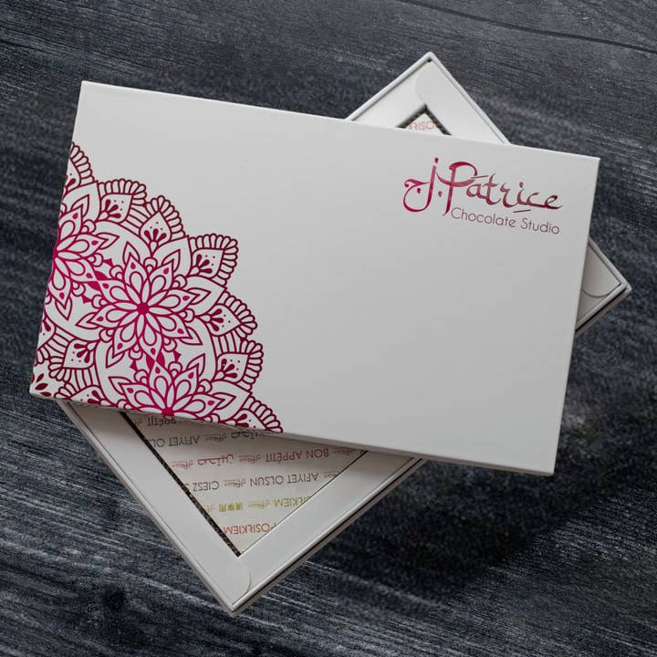 18 Pc Box for Bulk Bonbon ( Packaging only) for wholesale by J. Patrice Chocolate Studio