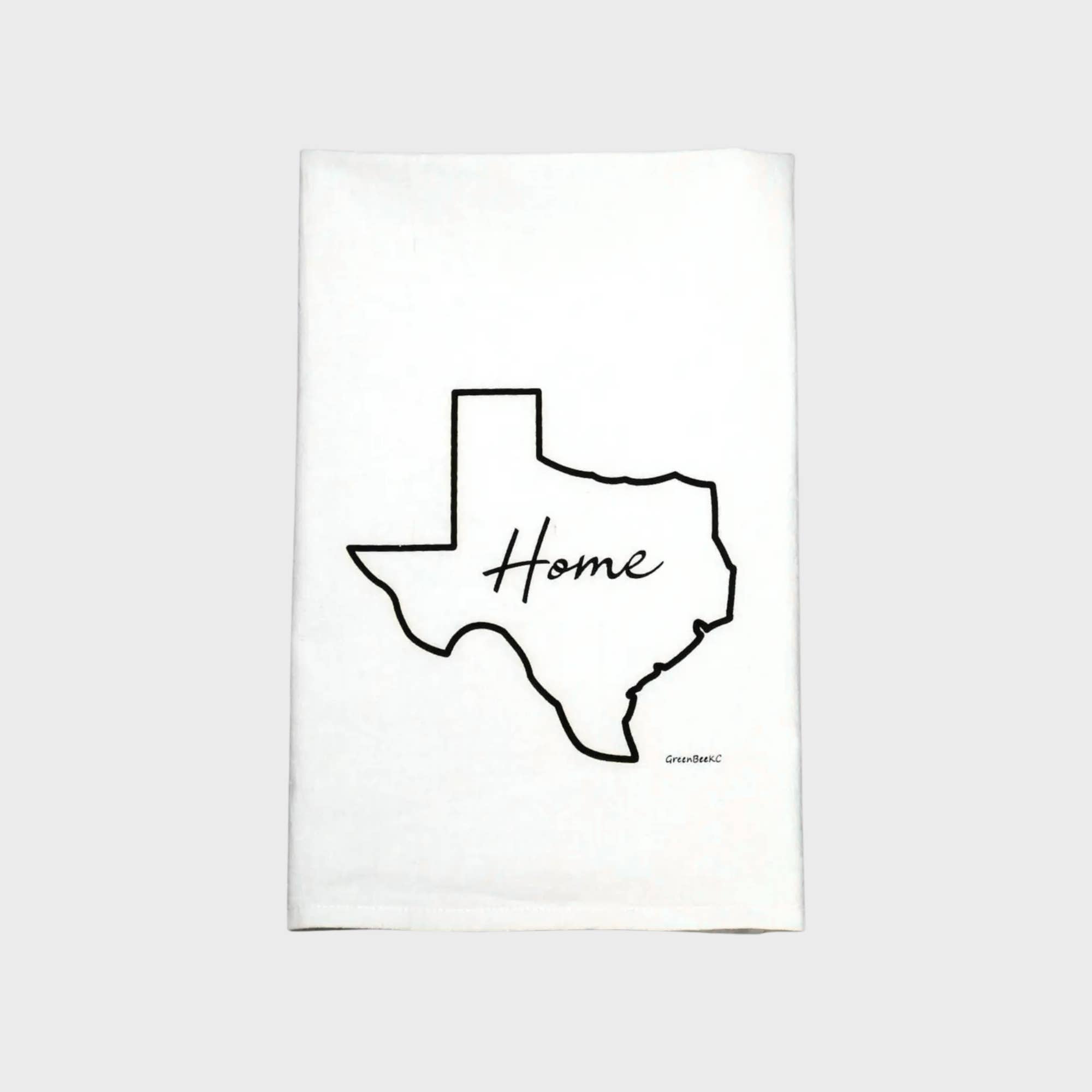 Green Bee Tea Towels - Wholesale Tea Towel - Texas State Dish Towel | Tea Towels | Flour Sack Dish Towel