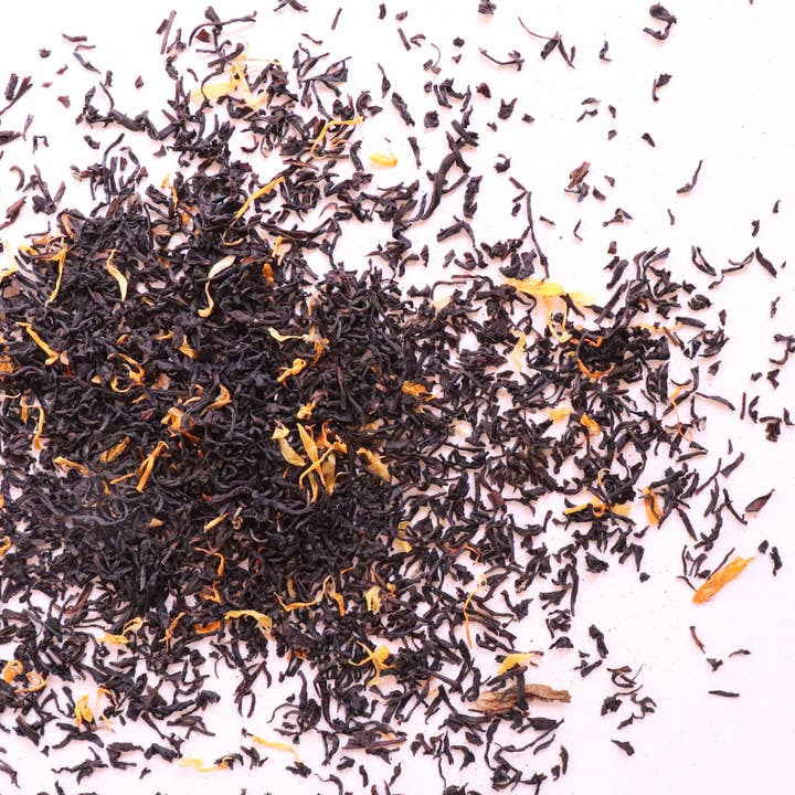 Bespoke Provisions – Engroshandel Løs te – 3,5 oz Mango Tropisk sort løs blade te