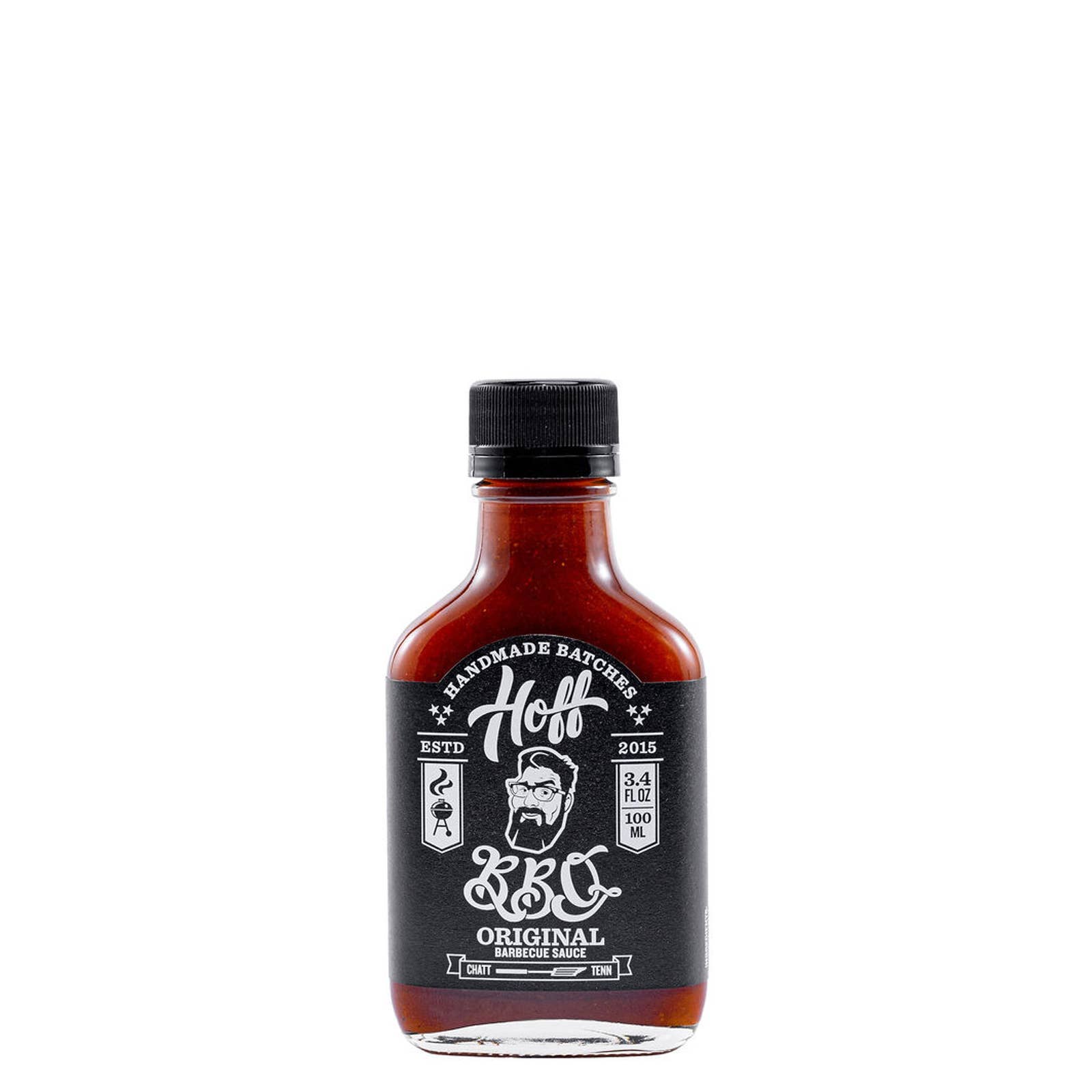 Hoff & Pepper - Wholesale Hot Sauce - Mini Flask Gift Box -  Hoff's 4-pack Variety - 3.4oz/ea7
