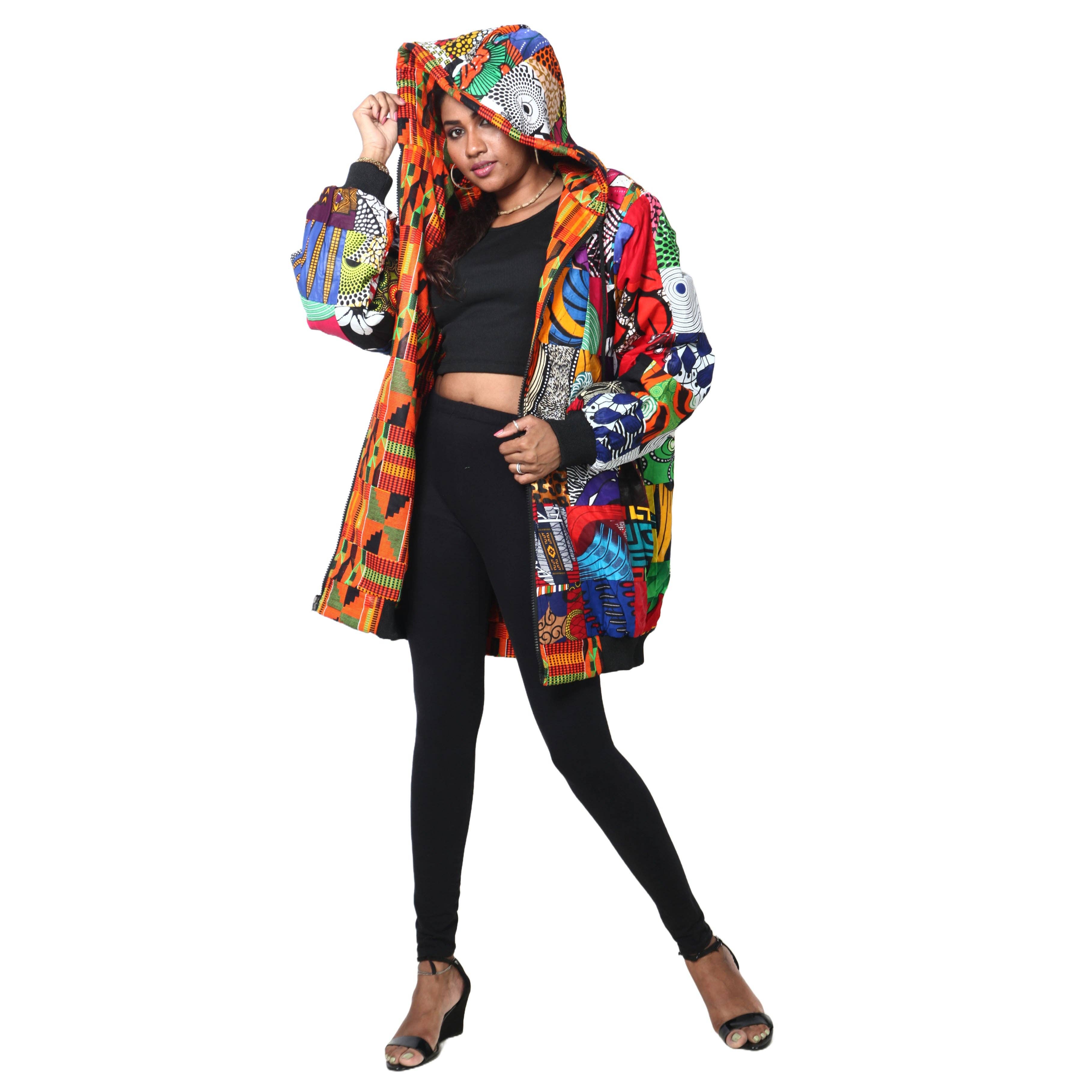 African Stars - Wholesale Retailer Display - Apparel - Unisex Reversible Jacket -- FI-2711