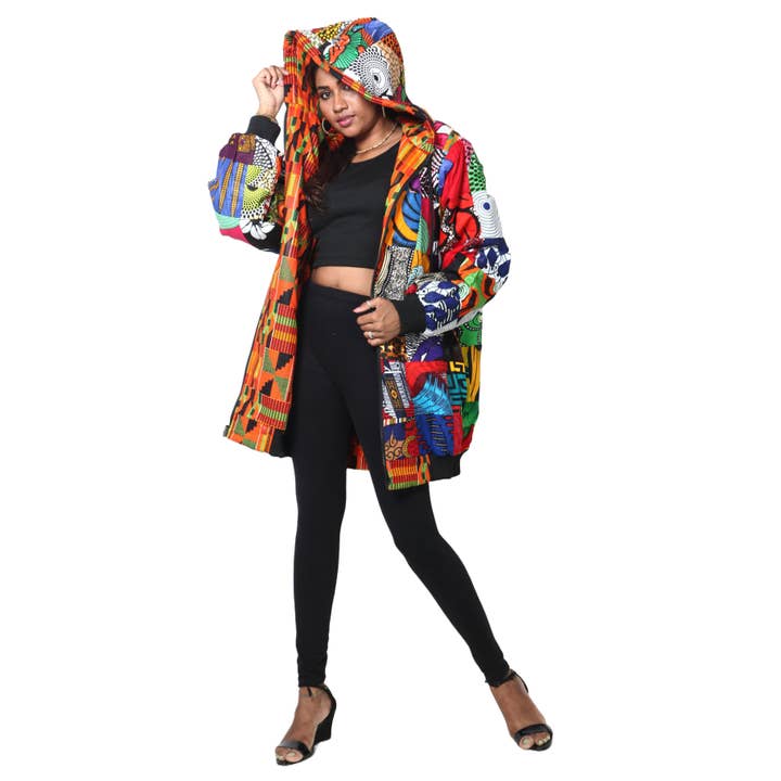 African Stars - Wholesale Retailer Display - Apparel - Unisex Reversible Jacket -- FI-2711