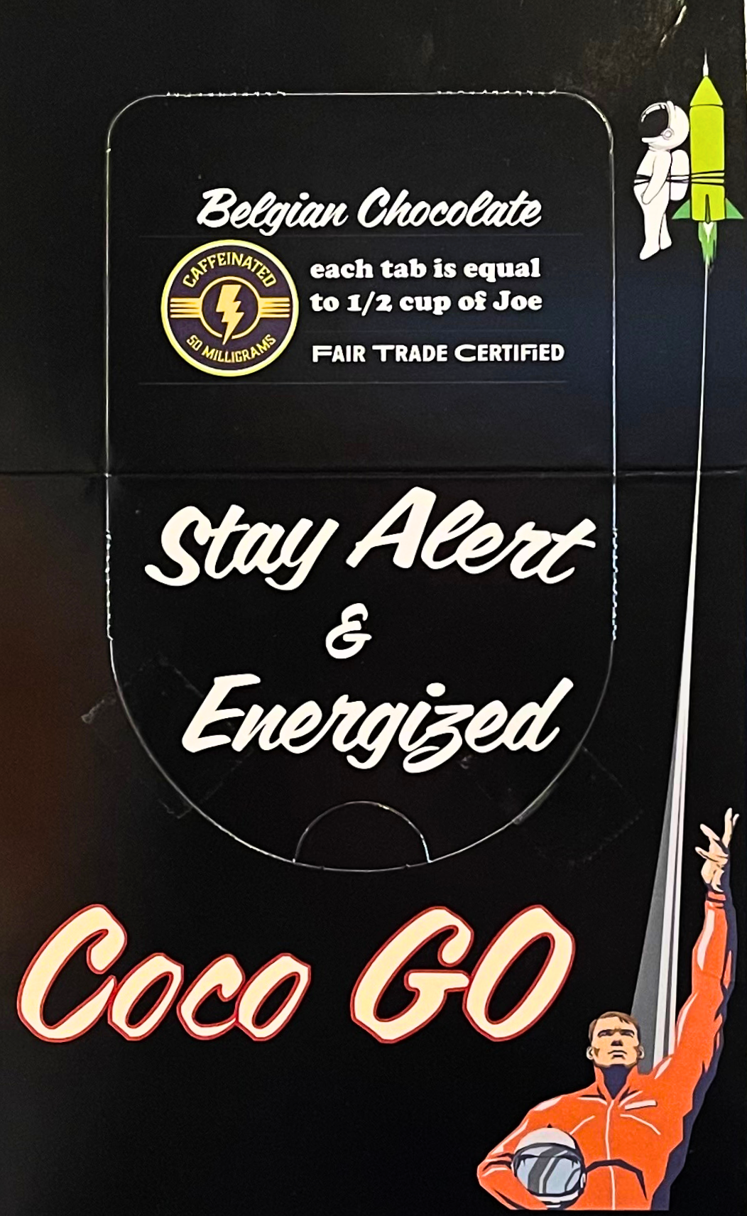 Coco Go - Wholesale Chocolate Bar - Coco-Go pre workout tabs caffeinated chocolates5