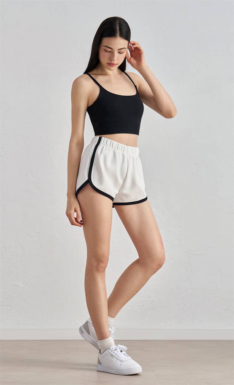 91thelabel - Wholesale Athletic Shorts - Women's - Regan Color Contrast Running Short2