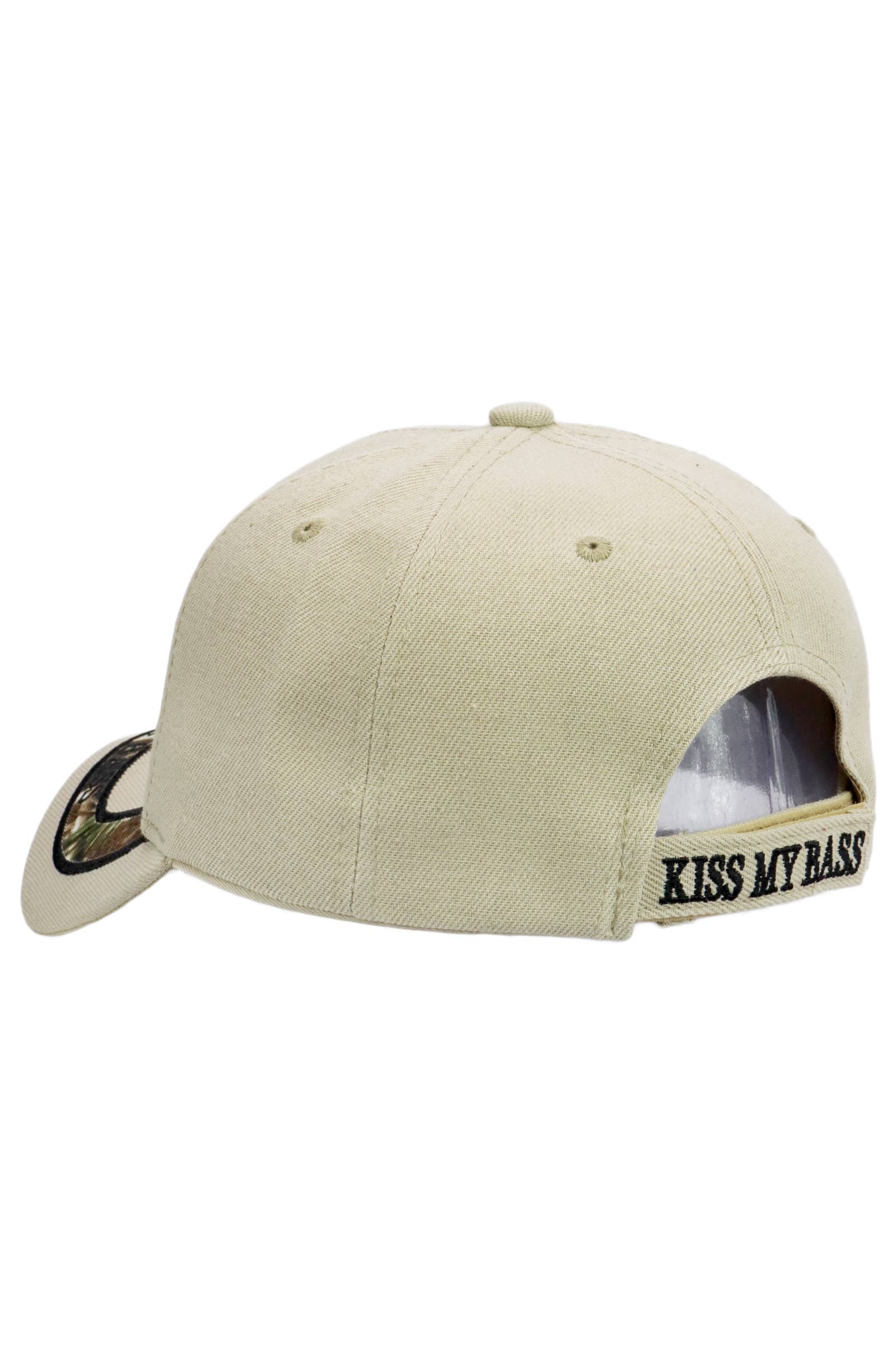 Cap Zone - Venta al por mayor Gorra de béisbol - Unisex - Gorra de béisbol acrílica Kiss My Bass Fish con cierre de velcro13