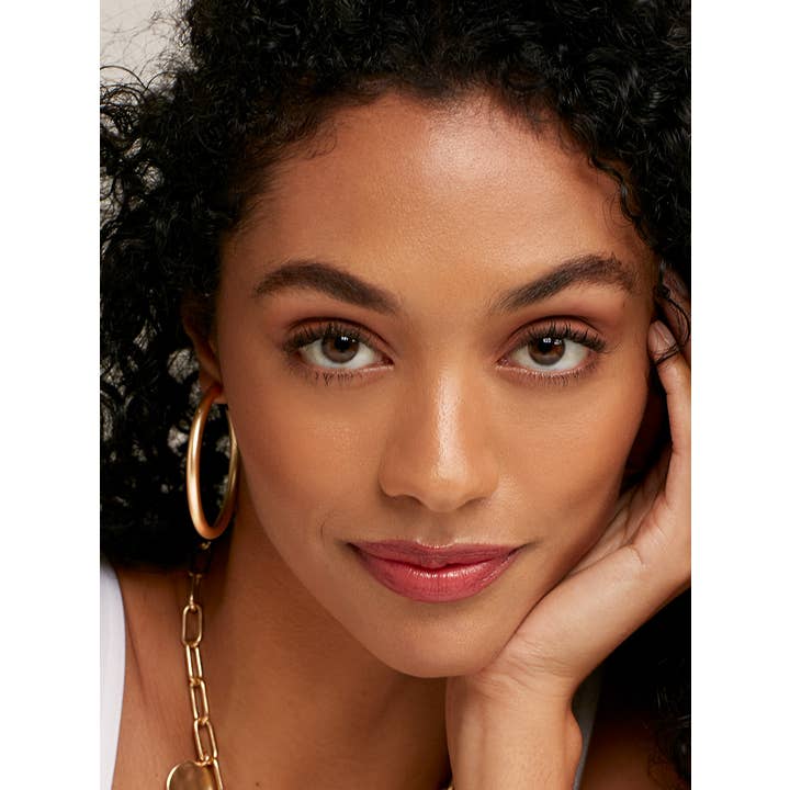 ZENZII Jewelry - Wholesale Hoop Earrings - Matte Finish Large Hoop Earring3