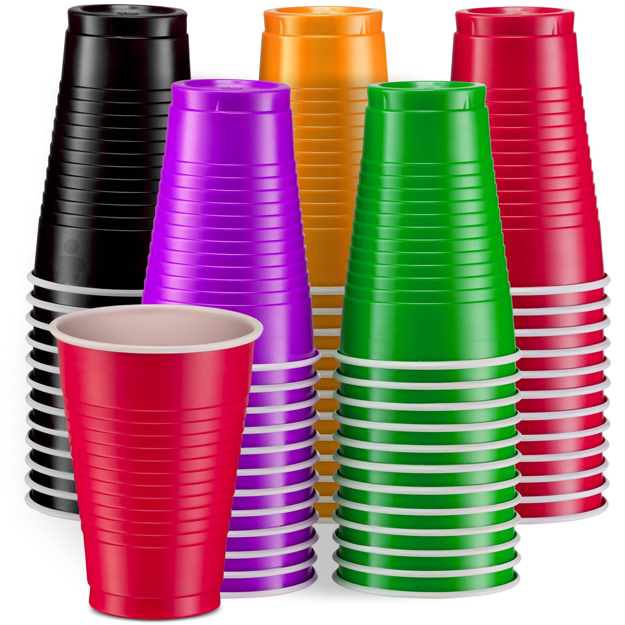 enday - Wholesale Disposable Cup - Disposable Plastic Cups 12-Ounce Plastic Party Cups 50 Pack11